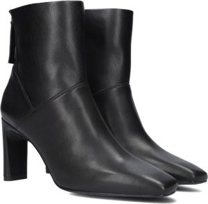 Unisa Woren Enkellaarsjes Enkelboots Dames Zwart