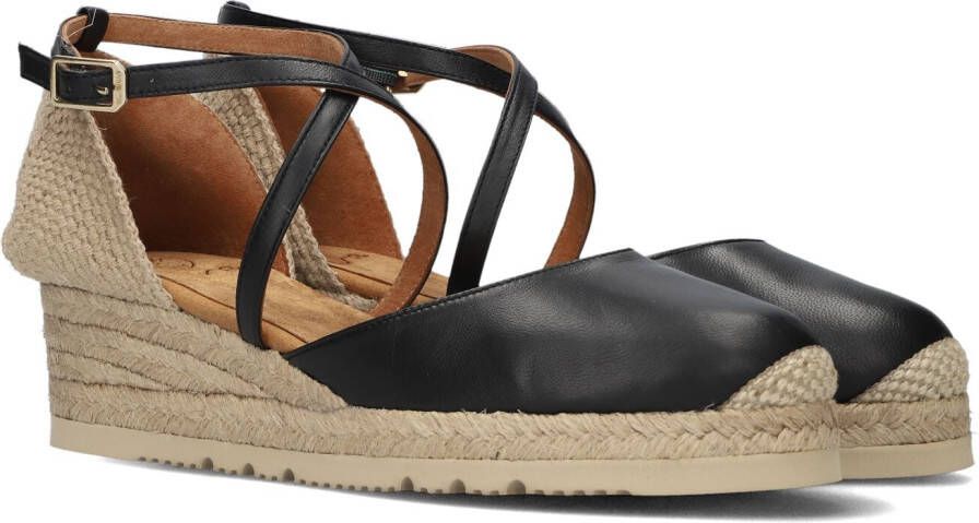 Unisa Caude Espadrilles Zomer Schoenen Dames Zwart