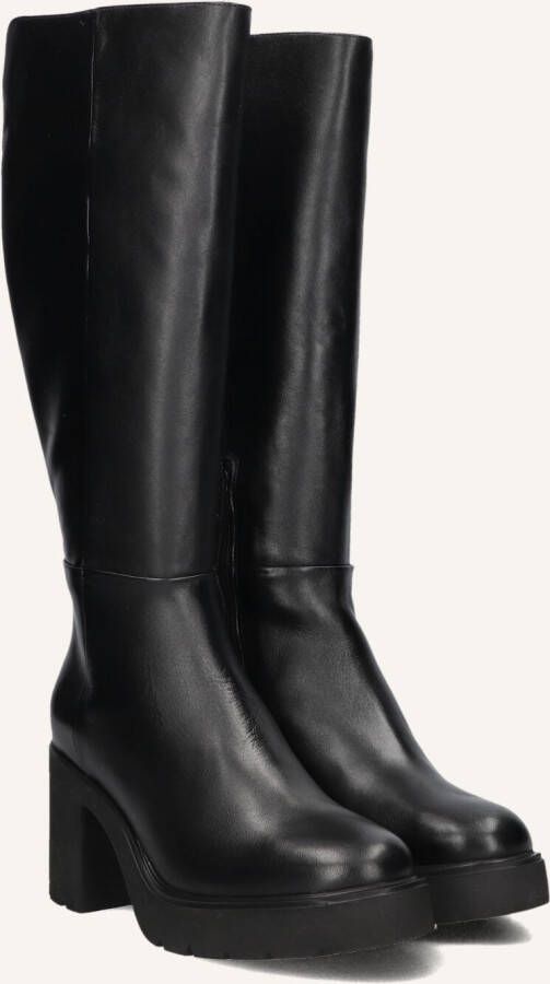 UNISA Hoge Laarzen Dames Kayli Maat: 35 Materiaal: Leer Kleur: Zwart
