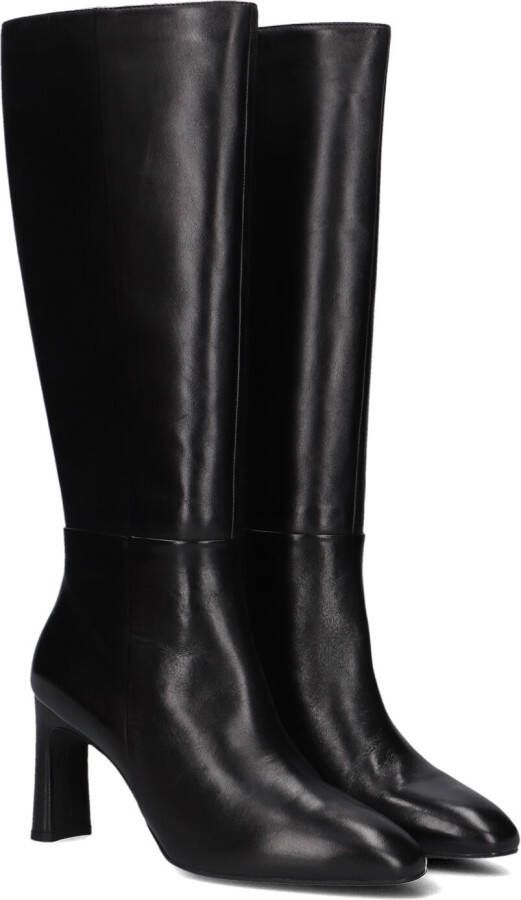 UNISA Hoge Laarzen Dames Wolcot Maat: 37 Materiaal: Leer Kleur: Zwart