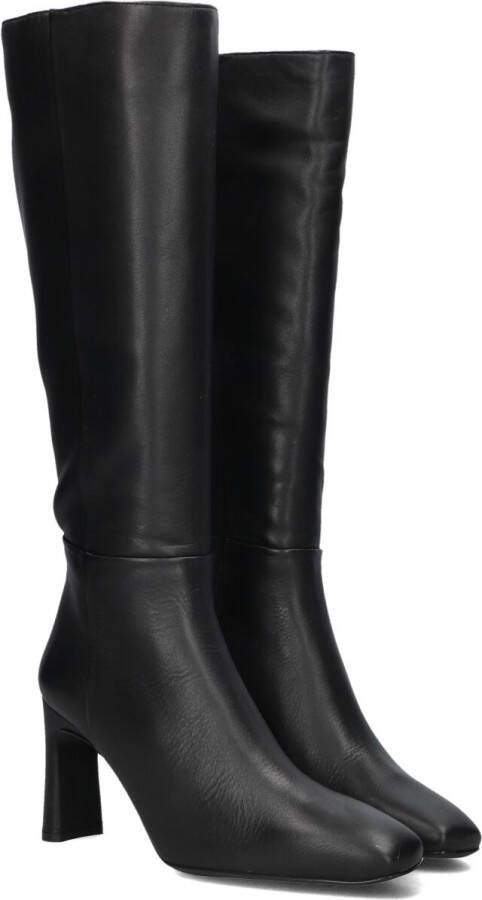 UNISA Hoge Laarzen Dames Wolcot Maat: 35 Materiaal: Leer Kleur: Zwart