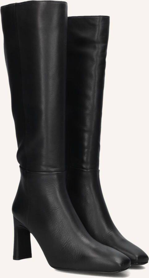 UNISA Hoge Laarzen Dames Wolcot Maat: 35 Materiaal: Leer Kleur: Zwart