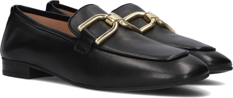 Unisa Zwarte Loafer met Trendy Accenten Black Dames