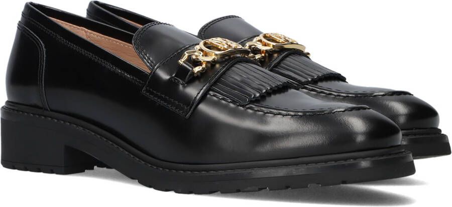 UNISA Zwarte Loafers Elma