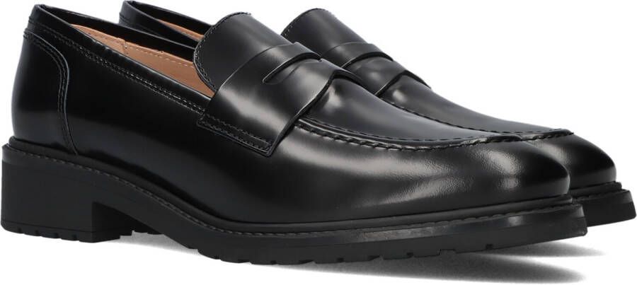 UNISA Zwarte Loafers Eloy