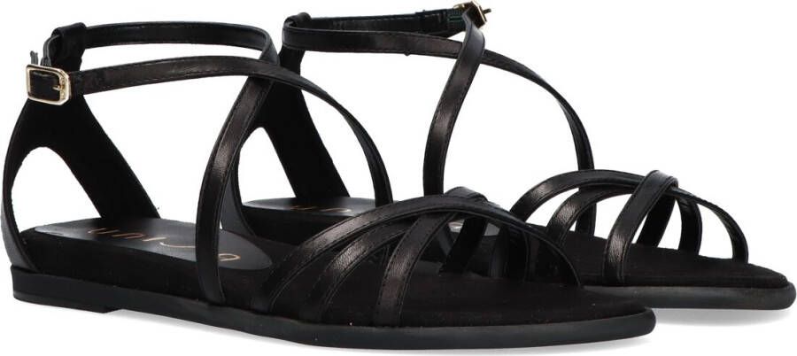 UNISA Zwarte Sandalen Carcer