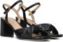 UNISA Dames Medway Maat: 40 Materiaal: Leer Kleur: Zwart - Thumbnail 1