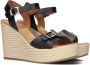 UNISA Sandalen Dames Melao Maat: 40 Materiaal: Leer Kleur: Zwart - Thumbnail 1