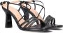 Unisa Zwarte Sandaal Snob met Kitten Hak Black Dames - Thumbnail 1