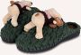 Uzurii Cosy Snoopy Pantoffels Sloffen Groen - Thumbnail 1