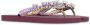 UZURII Roze Slippers Marcrame Poodle Doodle - Thumbnail 1
