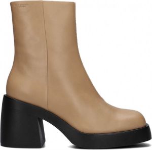 Vagabond Shoemakers Brooke Enkellaarsjes Enkelboots met rits Dames Camel