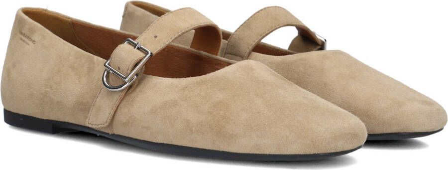 VAGABOND SHOEMAKERS Ballerina Dames Jolin 5608 Maat: 38 Materiaal: Suède Kleur: Beige