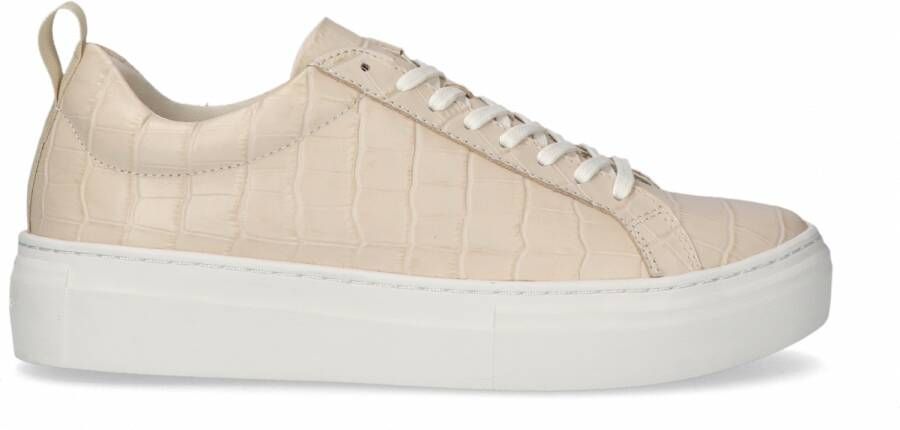 VAGABOND SHOEMAKERS Zoe Platform Lage sneakers Leren Sneaker Dames Beige