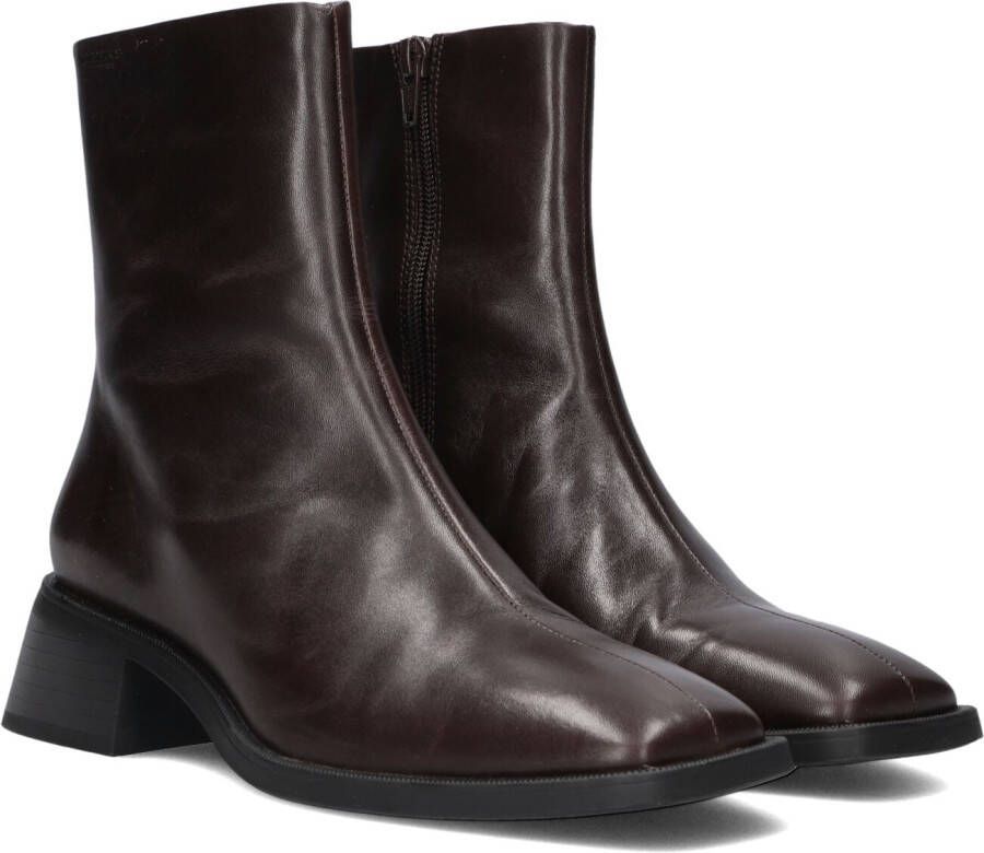 VAGABOND SHOEMAKERS Blanca 5217 Enkellaarsjes Enkelboots met rits Dames Bruin