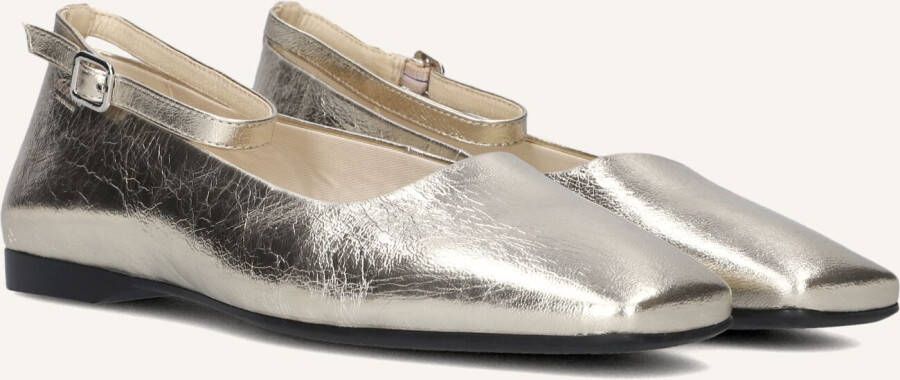 VAGABOND SHOEMAKERS Ballerina Dames Delia Maat: 39 Materiaal: Leer Kleur: Goud