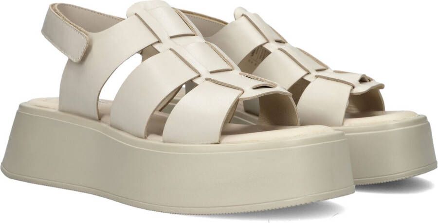 Vagabond Shoemakers Witte Courtney Leren Sandalen White Dames