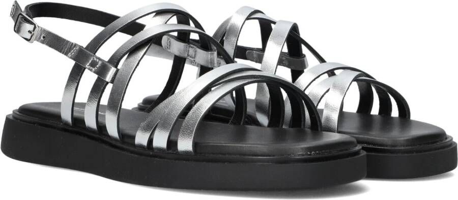 Vagabond Shoemakers Zilveren Leren Sandalen Connie 583