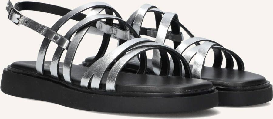 Vagabond Shoemakers Zilveren Leren Sandalen Connie 583