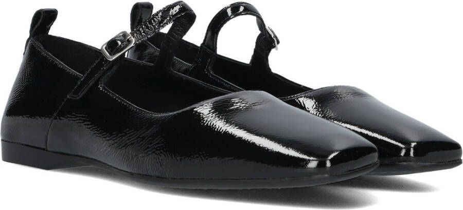Vagabond Shoemakers Zwarte Lakleren Schoenen met Gesp Black Dames