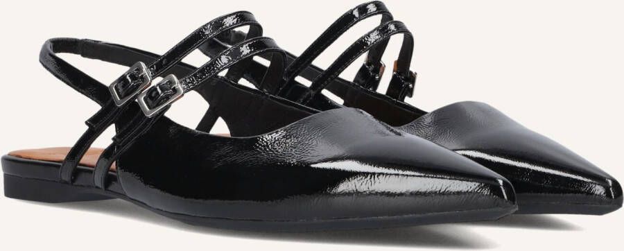 VAGABOND SHOEMAKERS Slingbacks Dames Hermine 260 Maat: 37 Materiaal: Lakleer Kleur: Zwart