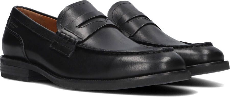 Vagabond Shoemakers Zwarte Leren Loafers Mario Black Heren