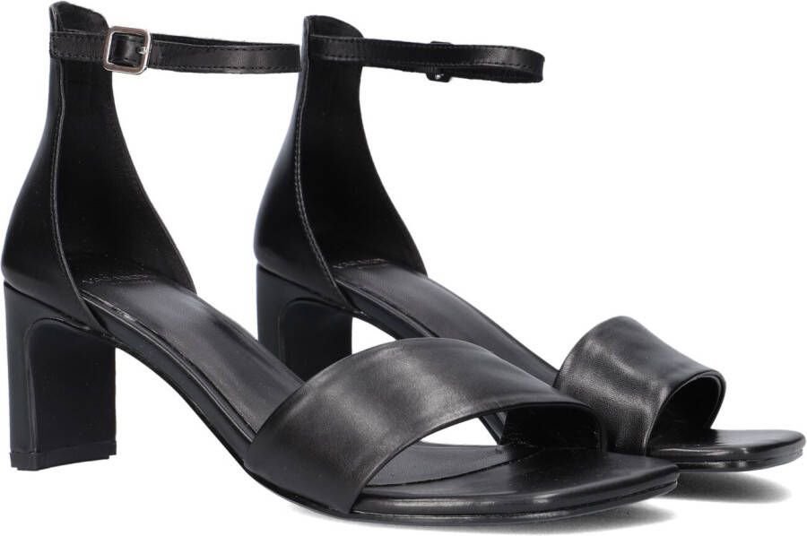 Vagabond Shoemakers Zwarte Platte Sandalen Luisa Black Dames