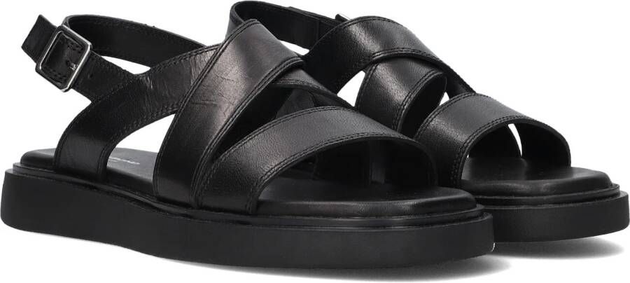 Vagabond Shoemakers Zwarte Leren Sandalen Connie 401 Black Dames