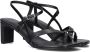 Strappy Sandals bruiloft Luisa Sandal Sandalen Dames Zwart - Thumbnail 1