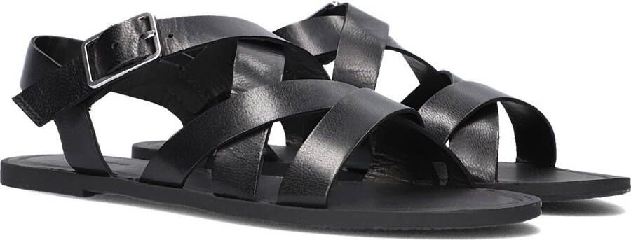 Vagabond Tia 2-0 sandaal met geitenleren details en gekruiste bovenwerk