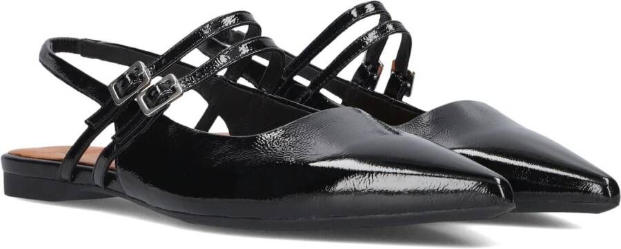 Vagabond Shoemakers Lak Zwart Slingback Schoenen Black Dames