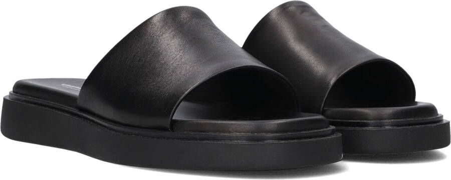 Vagabond Shoemakers Zwarte Leren Instap Sandalen Connie Black Dames