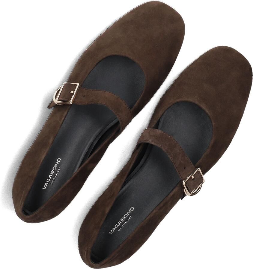 Vagabond Shoemakers Stijlvolle bruine suède ballerinaschoenen - Foto 2