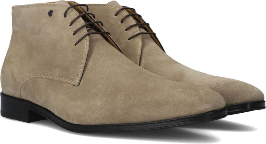 VAN BOMMEL Beige Veterschoenen Sbm-50029