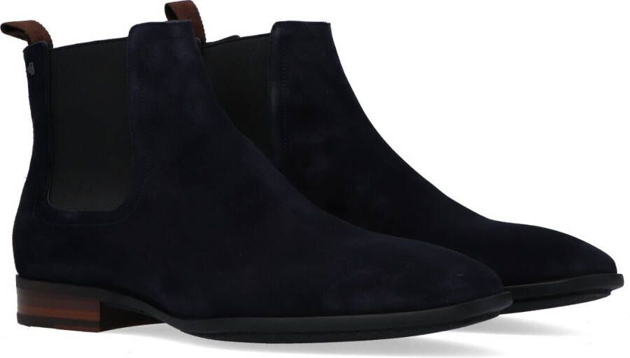 Van Bommel Blauwe Chelsea Boots Sbm-60003