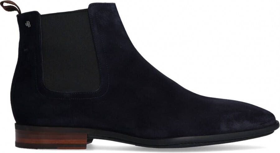 Van Bommel 10342 hoge business schoenen heren blauw 01 darkblue suede 42 5 (8+) - Foto 2