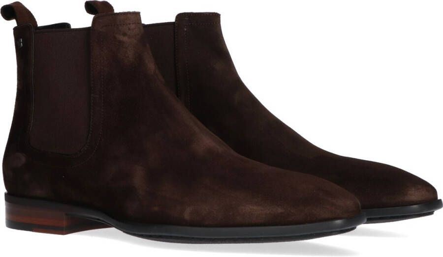 Van Bommel 10342 hoge business schoenen heren bruin 00 brown suede 42 5 (8+)