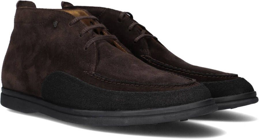 Van Bommel 20205 sportieve veterschoenen heren bruin 01 darkbrown suede 44(10 )