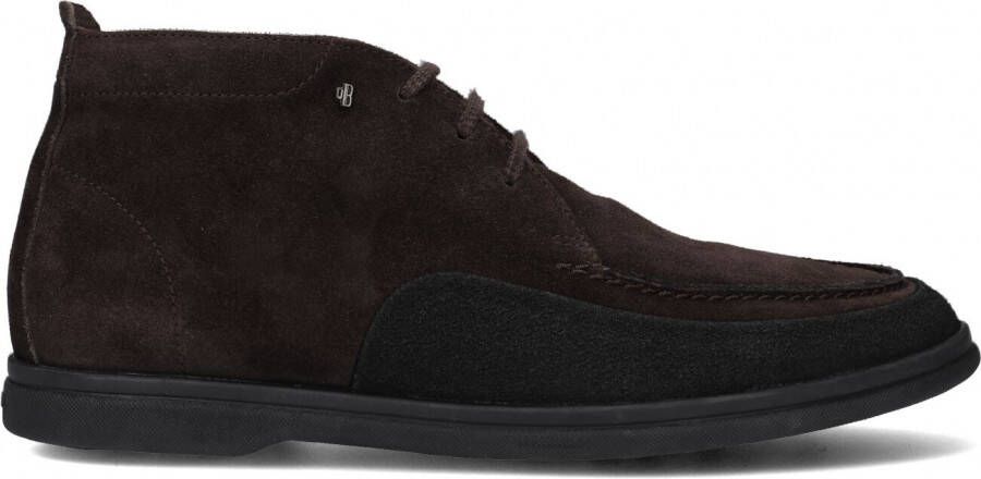 Van Bommel 20205 sportieve veterschoenen heren bruin 01 darkbrown suede 44(10 )