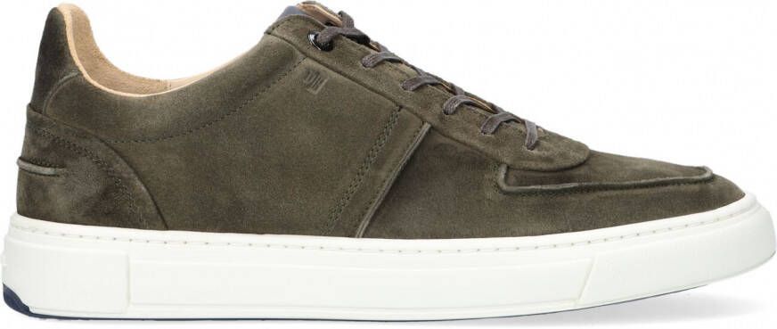 Van Bommel 16422 Lage sneakers Leren Sneaker Heren Groen