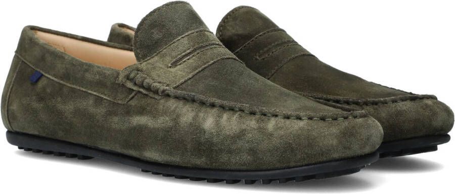 VAN BOMMEL Loafers Heren Sbm-40017 Maat: 44 Materiaal: Suède Kleur: Groen