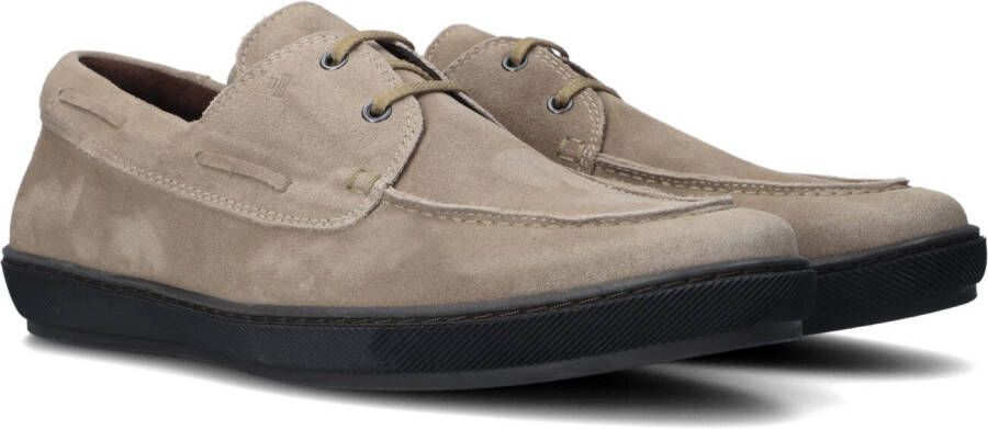 VAN BOMMEL Instappers Heren Sbm-30141 Maat: 41 Materiaal: Suède Kleur: Taupe