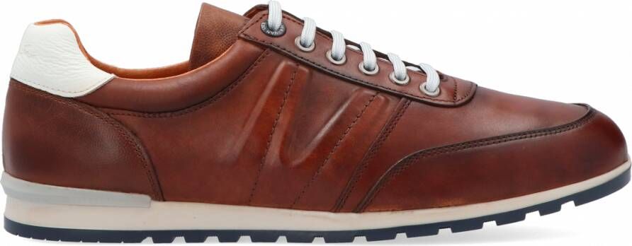 Van Lier 2055737 Volwassenen Lage sneakersVrije tijdsschoenen Kleur: Cognac  Maat: 43 - Schoenen.nl