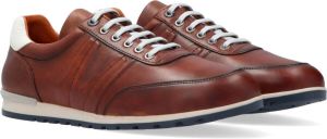 Van Lier Anzano Lage sneakers Leren Sneaker Heren Cognac