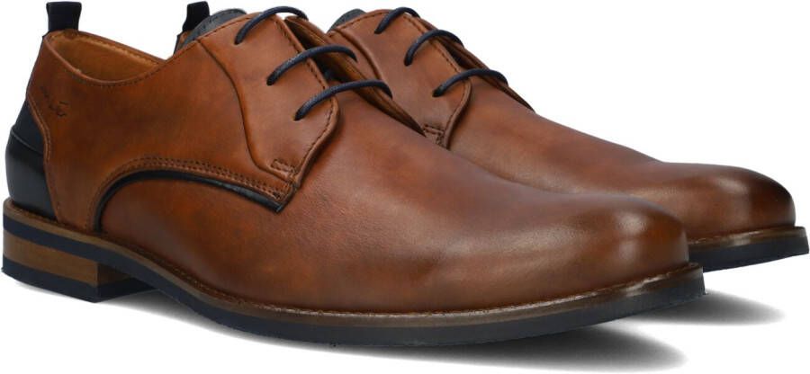 Bruin Tinten Sabinus Nette schoenen Veterschoenen Heren Cognac