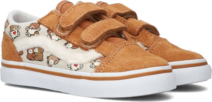 Vans Cognac Lage Sneakers Td Old Skool V Bear Hugs Brown multi