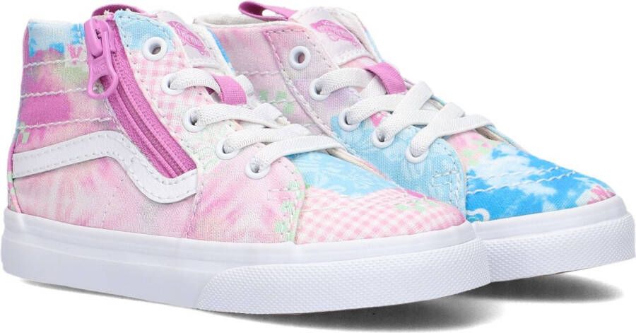 Vans Roze Hoge Sneaker Sk8-hi Side Zip