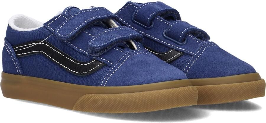 Vans Old Skool V Gum Sneakers Jongens Blauw