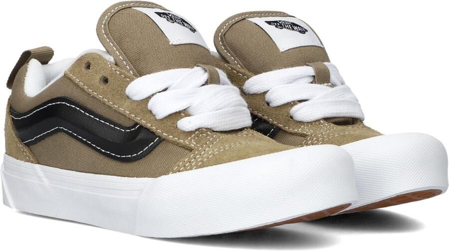 Vans Knu Skool Unisex Schoenen Olijf 27.5 Leer Foot Locker