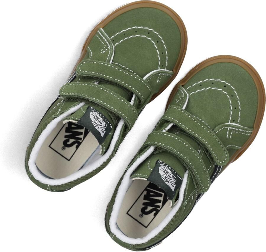 Vans SK8-Mid Reissue V suède sneakers olijfgroen groen Effen - Foto 3